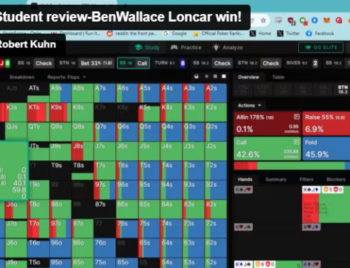 Student review-BenWallace Loncar win!