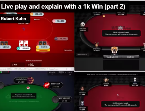 Live play and explain with a 1k Win (part 2)