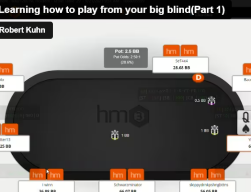 Learning how to play from your big blind(Part 1)